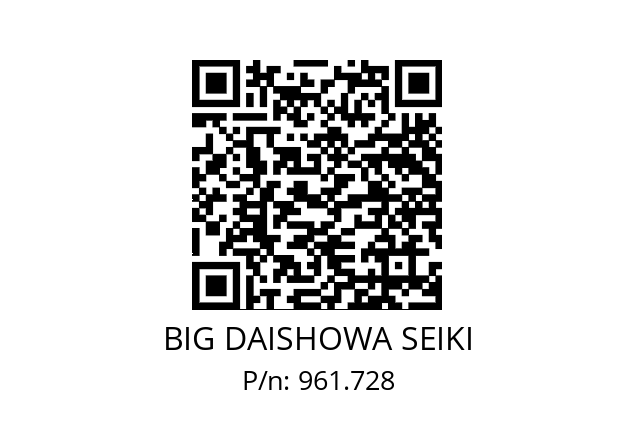  ST25-NBS10-250 BIG DAISHOWA SEIKI 961.728