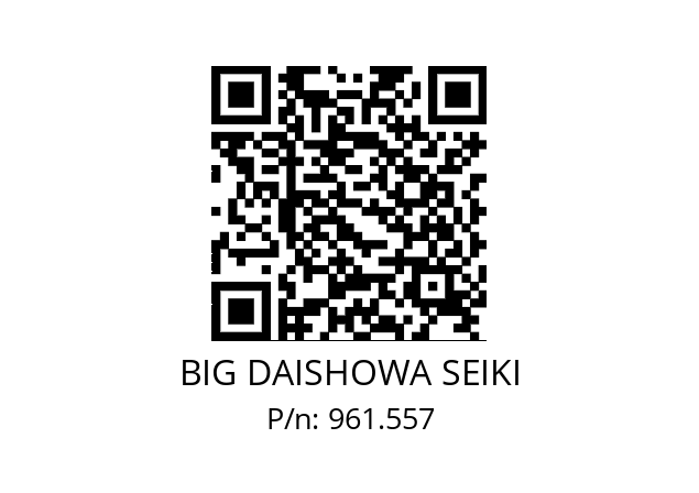  NBC10-5AA BIG DAISHOWA SEIKI 961.557