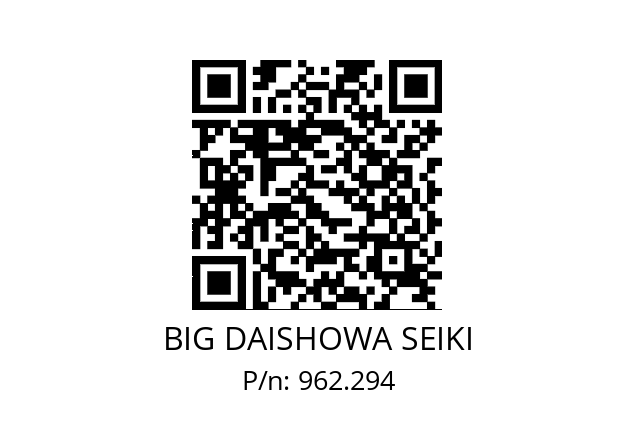  FK52-55 BIG DAISHOWA SEIKI 962.294