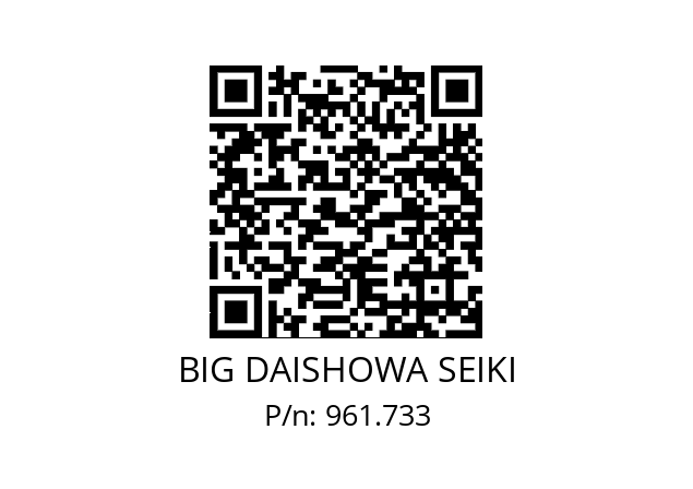  ST25-NBS13-250 BIG DAISHOWA SEIKI 961.733