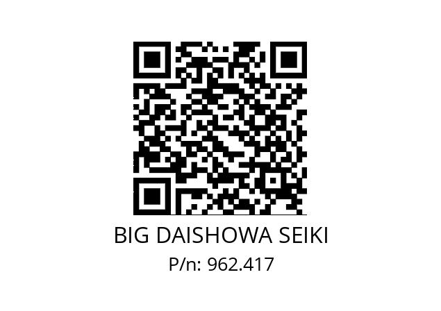  OCA32-18 BIG DAISHOWA SEIKI 962.417