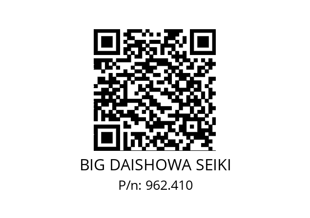  OCA32-10 BIG DAISHOWA SEIKI 962.410