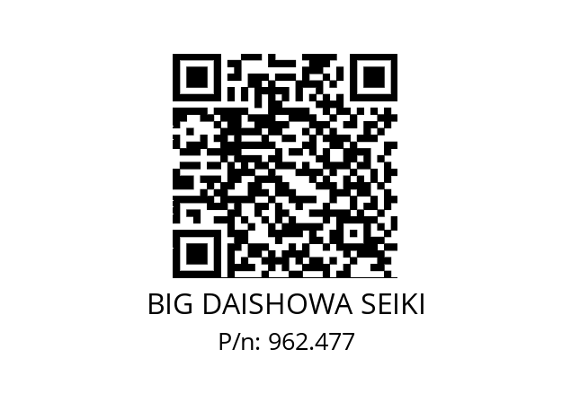  PJC20-8 BIG DAISHOWA SEIKI 962.477