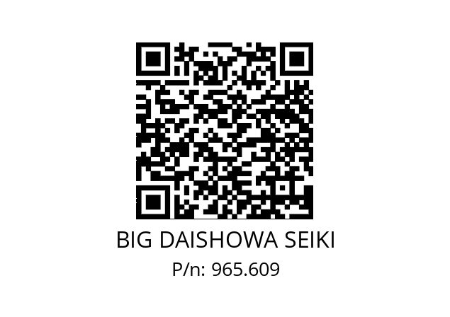  HSK-A100-MGT6-95 BIG DAISHOWA SEIKI 965.609