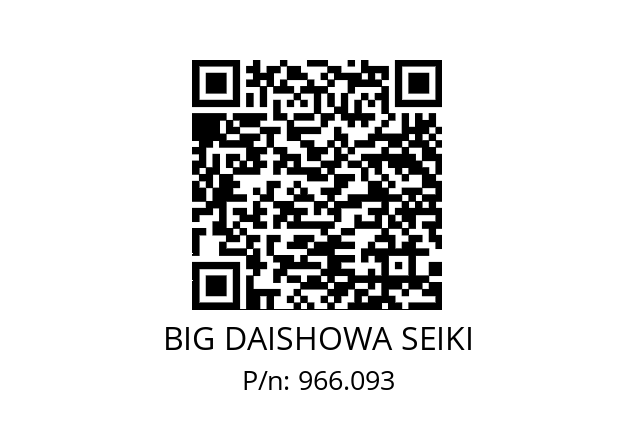  HSK-A63-FCM16092L-85 BIG DAISHOWA SEIKI 966.093