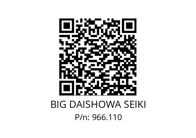  HSK-A50-FCM32113-75 BIG DAISHOWA SEIKI 966.110