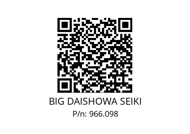  HSK-A63-FCM25092L-120 BIG DAISHOWA SEIKI 966.098