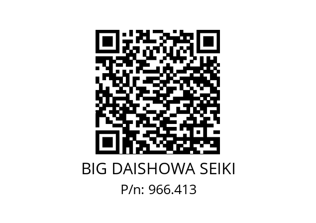  ST32-CBY09022-260 BIG DAISHOWA SEIKI 966.413