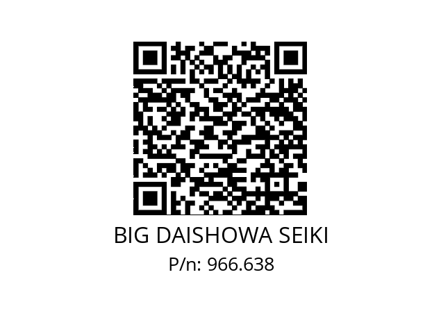  HSK-A63-FCR25083-120 BIG DAISHOWA SEIKI 966.638