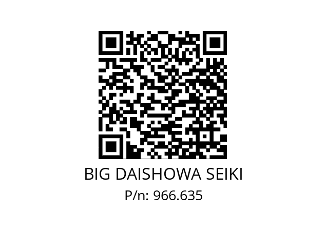  HSK-A63-FCR20083-120 BIG DAISHOWA SEIKI 966.635