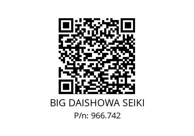  BBT40-CG31-92 BIG DAISHOWA SEIKI 966.742