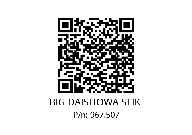  ERC16-2.6AA BIG DAISHOWA SEIKI 967.507