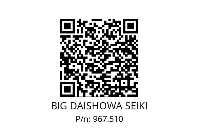  ERC16-2.9AA BIG DAISHOWA SEIKI 967.510