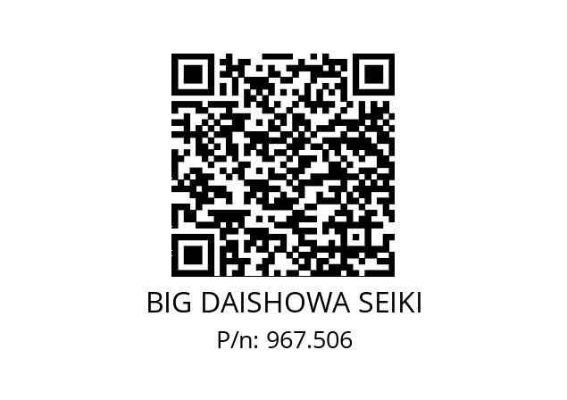  ERC16-2.5AA BIG DAISHOWA SEIKI 967.506