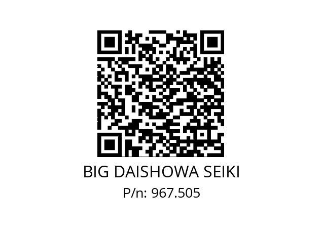  ERC16-2.4AA BIG DAISHOWA SEIKI 967.505