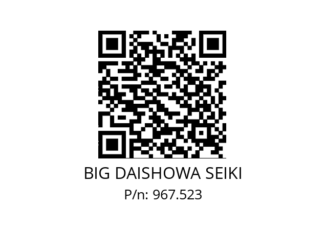  ERC16-6AA BIG DAISHOWA SEIKI 967.523