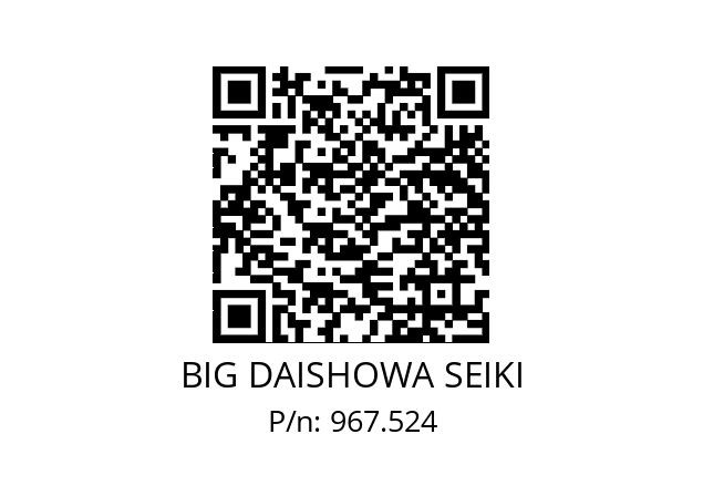  ERC16-6.5AA BIG DAISHOWA SEIKI 967.524