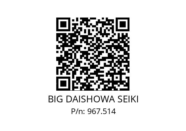  ERC16-3.75AA BIG DAISHOWA SEIKI 967.514