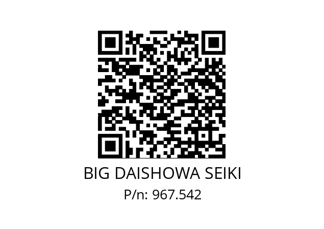  ERC20-5.5AA BIG DAISHOWA SEIKI 967.542