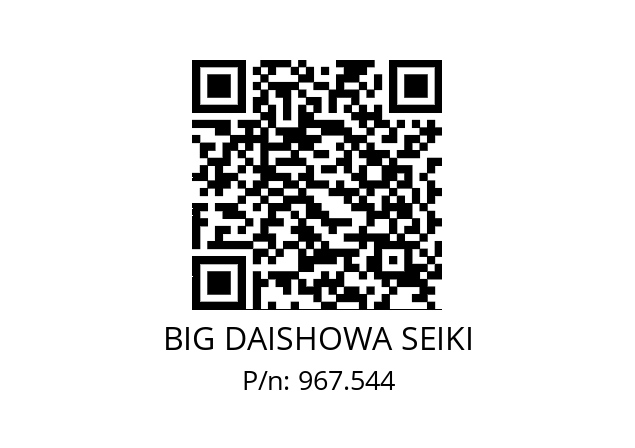  ERC20-6AA BIG DAISHOWA SEIKI 967.544