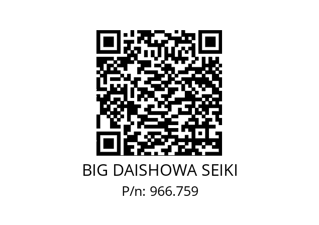  HSK-A63-CG31-92 BIG DAISHOWA SEIKI 966.759