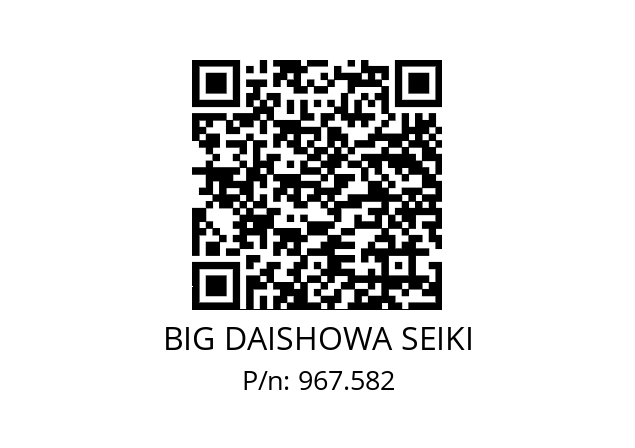  ERC25-11.5AA BIG DAISHOWA SEIKI 967.582