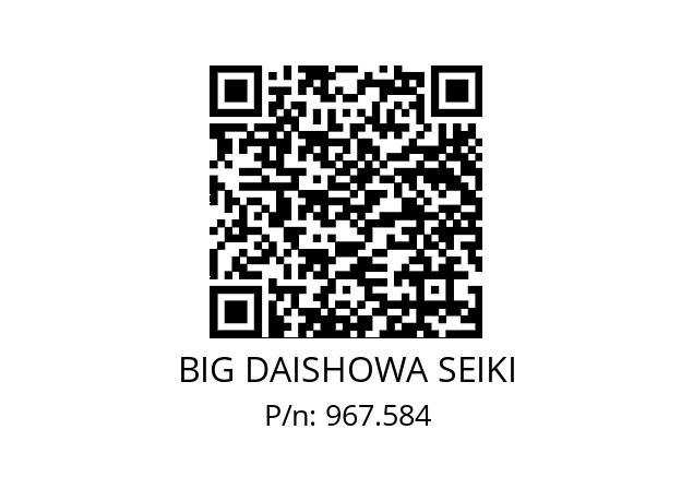  ERC25-12.5AA BIG DAISHOWA SEIKI 967.584