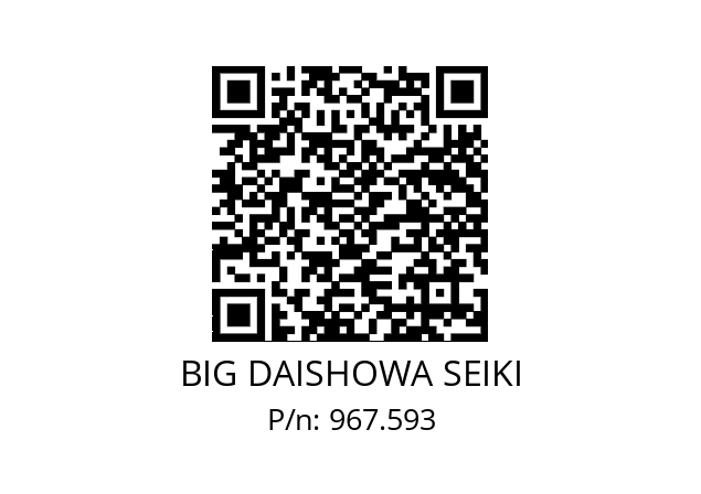  ERC32-3.25AA BIG DAISHOWA SEIKI 967.593