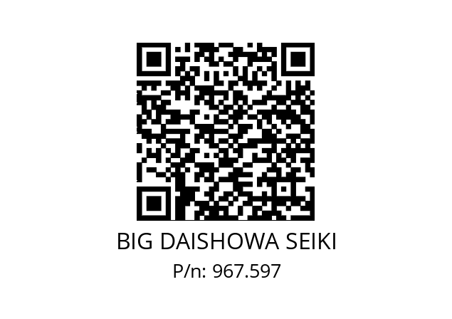  ERC32-4.25AA BIG DAISHOWA SEIKI 967.597