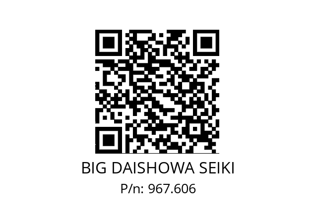  ERC32-7AA BIG DAISHOWA SEIKI 967.606