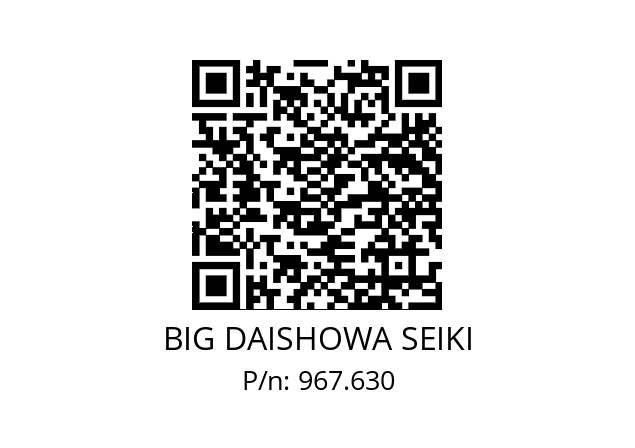  ERC32-19AA BIG DAISHOWA SEIKI 967.630