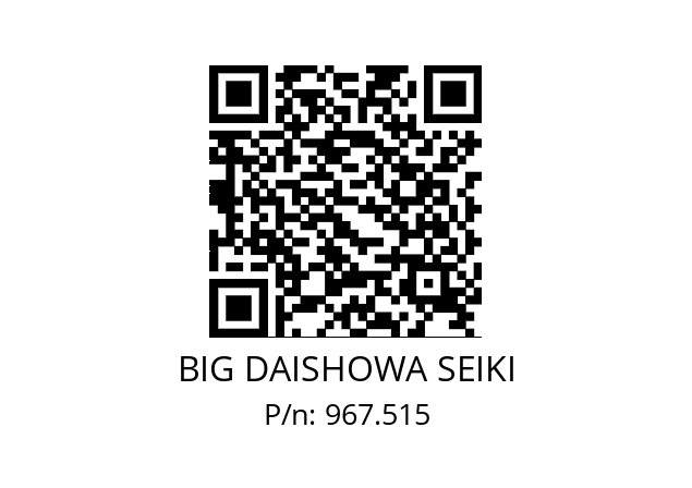  ERC16-4AA BIG DAISHOWA SEIKI 967.515