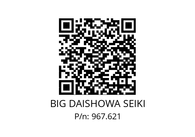  ERC32-14.5AA BIG DAISHOWA SEIKI 967.621