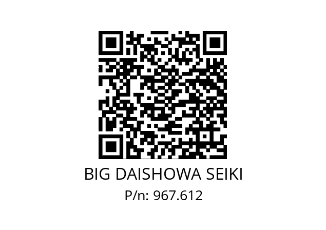  ERC32-10AA BIG DAISHOWA SEIKI 967.612