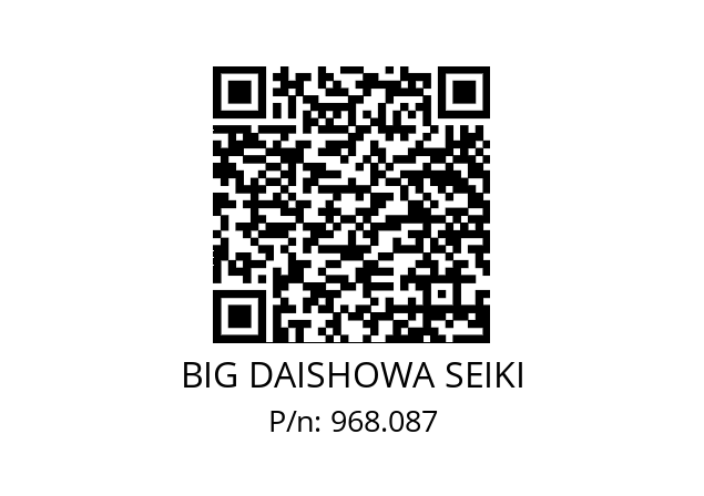  BBT50-MEGA32DS-165 BIG DAISHOWA SEIKI 968.087