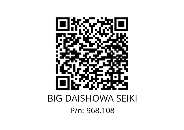  HSK-A100-MEGA25D-105 BIG DAISHOWA SEIKI 968.108