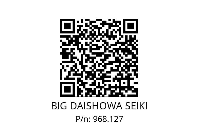  HSK-A100-MEGA32DS-115 BIG DAISHOWA SEIKI 968.127