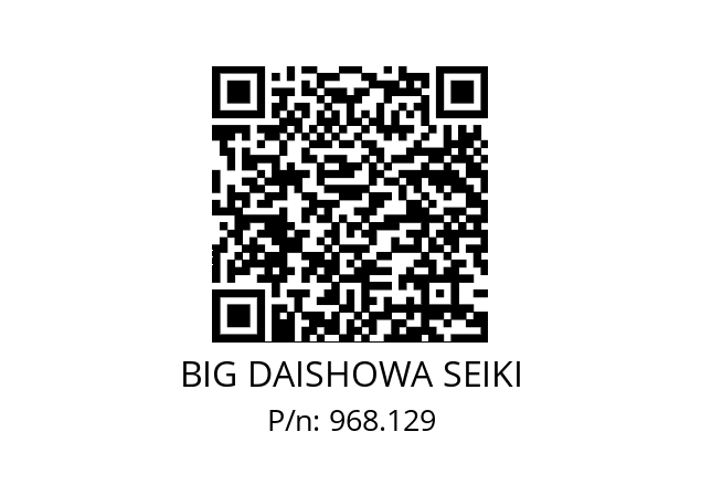  HSK-A100-MEGA32DS-165 BIG DAISHOWA SEIKI 968.129