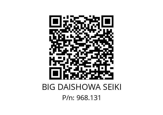  HSK-A100-MEGA16DS-105 BIG DAISHOWA SEIKI 968.131