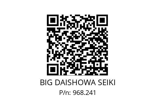  HSK-A40-MEGA10E-70 BIG DAISHOWA SEIKI 968.241