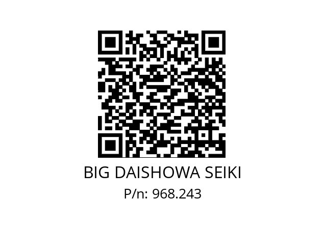  HSK-A40-MEGA13E-70 BIG DAISHOWA SEIKI 968.243