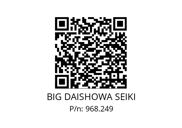  HSK-A63-MEGA6E-105 BIG DAISHOWA SEIKI 968.249