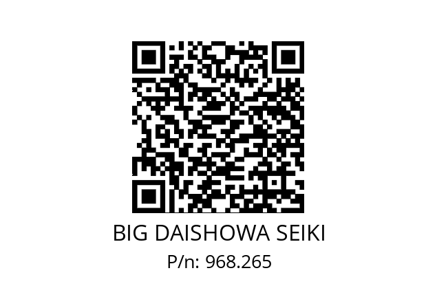  HSK-A63-MEGA13E-120 BIG DAISHOWA SEIKI 968.265