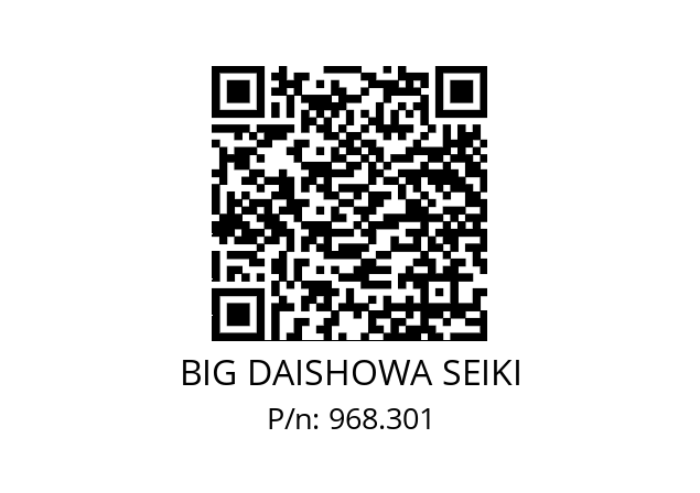  NBC3S-0.5AA BIG DAISHOWA SEIKI 968.301