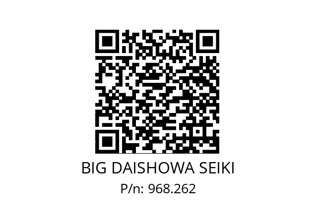  HSK-A63-MEGA13E-75 BIG DAISHOWA SEIKI 968.262