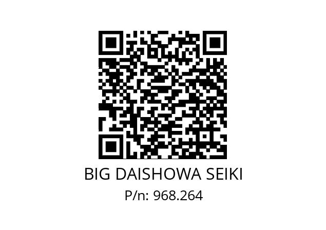  HSK-A63-MEGA13E-105 BIG DAISHOWA SEIKI 968.264