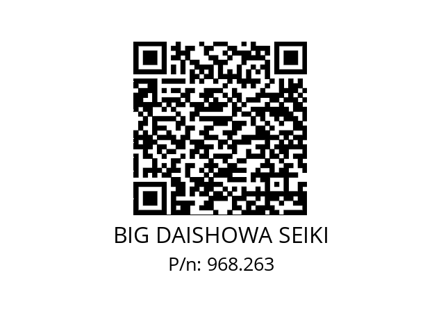  HSK-A63-MEGA13E-90 BIG DAISHOWA SEIKI 968.263