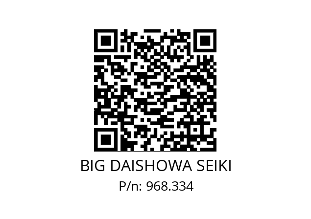  NBC4S-0.5AA BIG DAISHOWA SEIKI 968.334