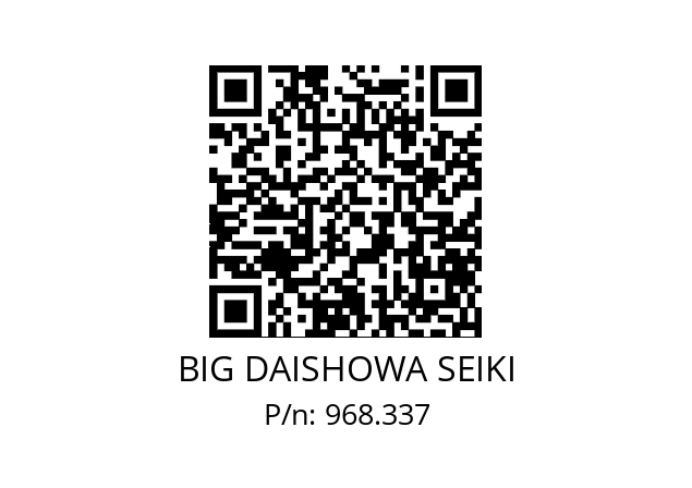  NBC4S-0.8AA BIG DAISHOWA SEIKI 968.337