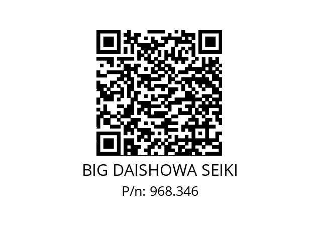  NBC4S-1.9AA BIG DAISHOWA SEIKI 968.346